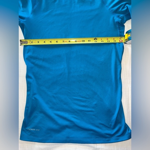Nike Pro Combat Therma-FIT Dri-FIT Long Sleeve Shirt Blue Size M | EUC - Picture 11 of 12